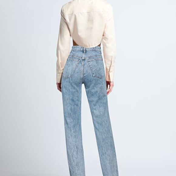 KHAITE STRAIGHT LEG JEANS SIZE 26 NWT - Picture 4 of 4